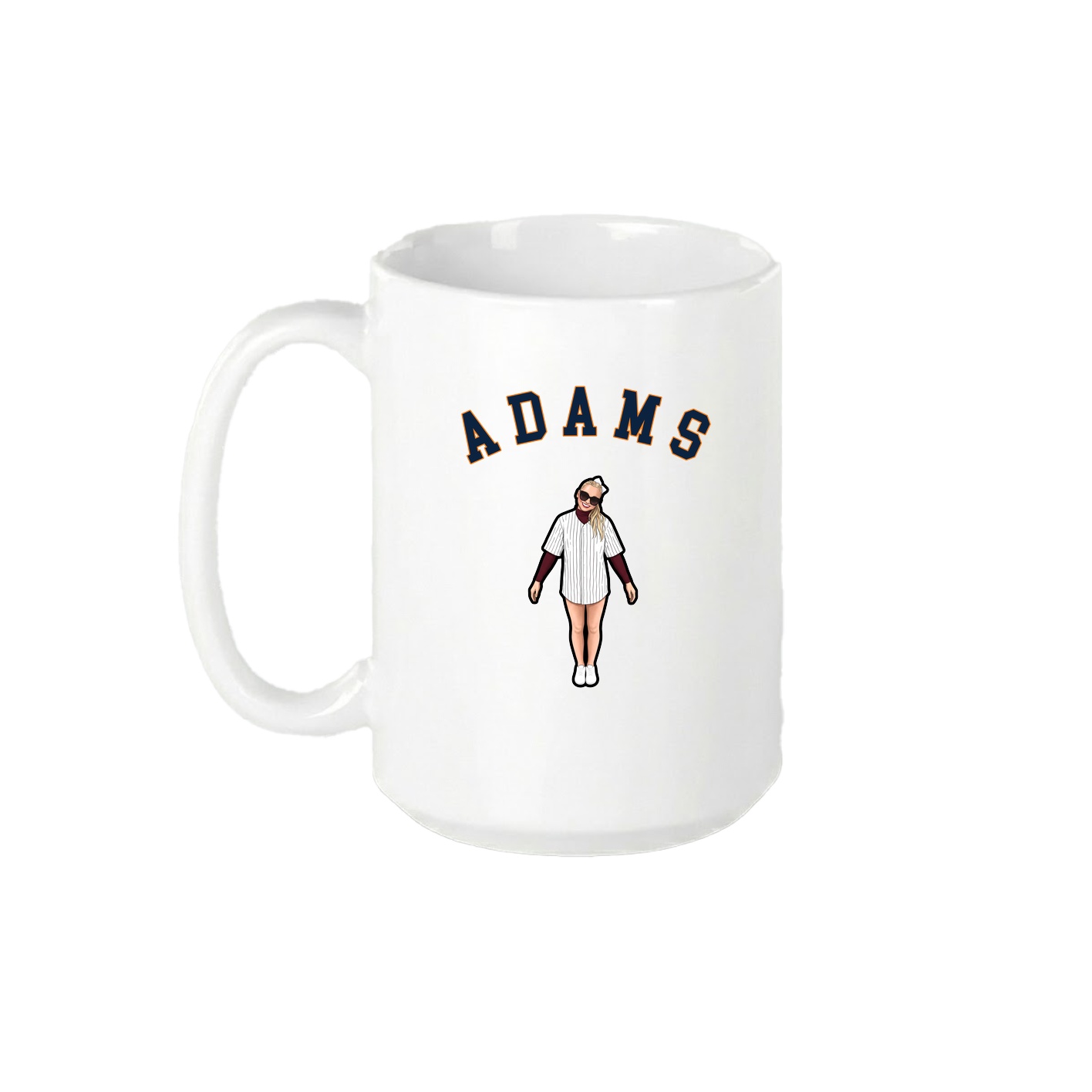 15oz Coffee Mug — Shirsey Arch in White