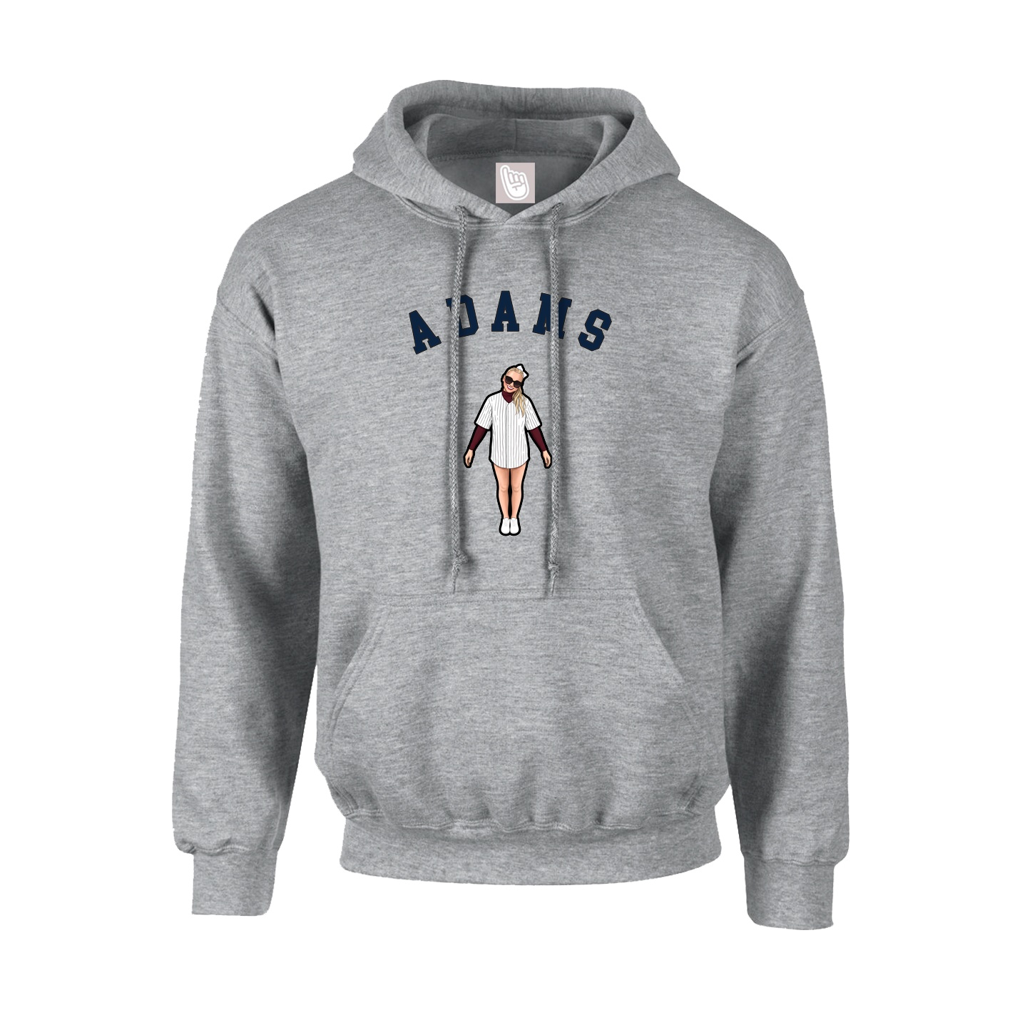 Youth Hoodie — Shirsey Arch in Grey