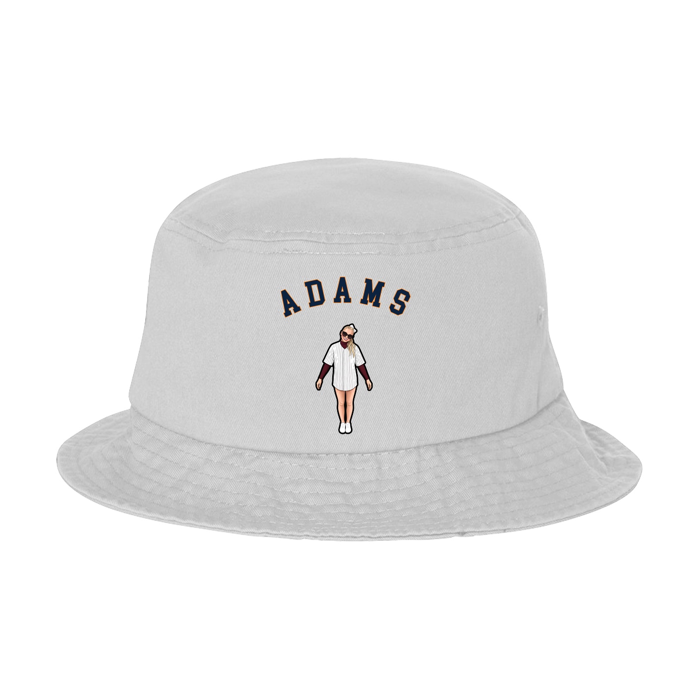 Bucket Cap — Shirsey Arch in White