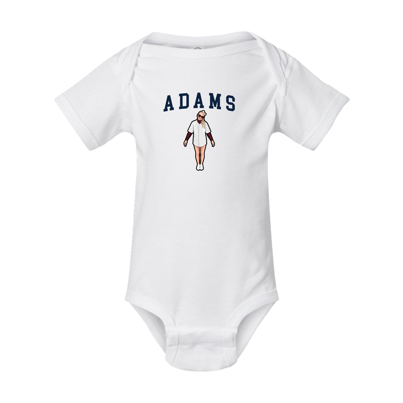 Baby Onesie — Shirsey in White