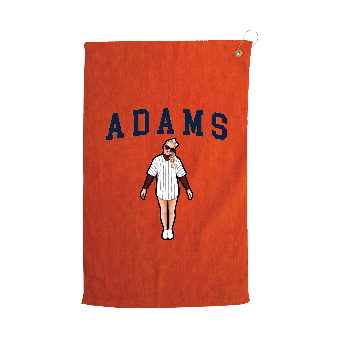 Golf Towel — Shirsey in Orange