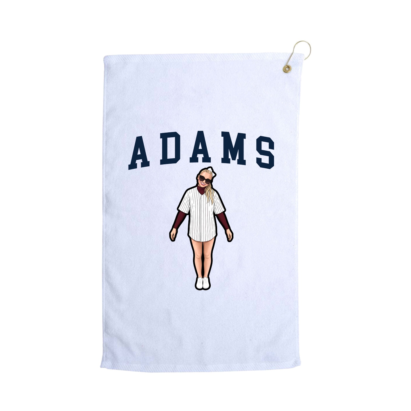 Golf Towel — Shirsey in White