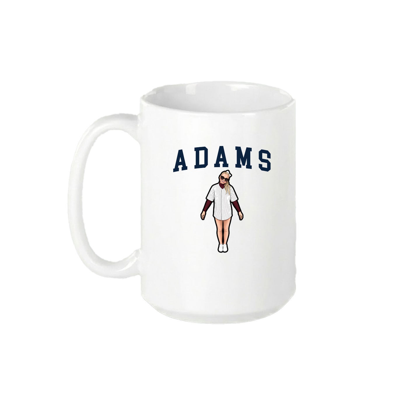 15oz Coffee Mug — Shirsey in White