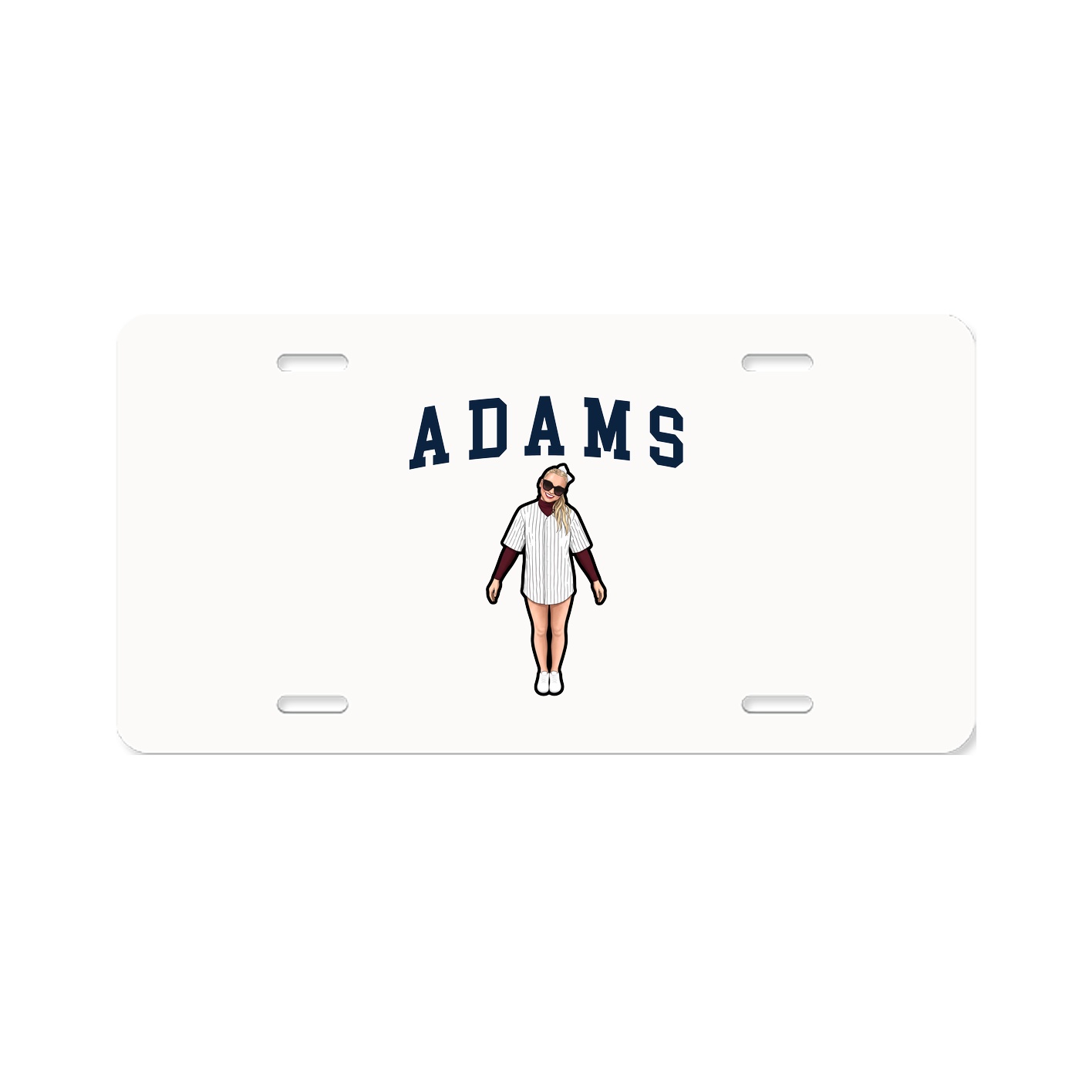 License Plate — Shirsey in Classic