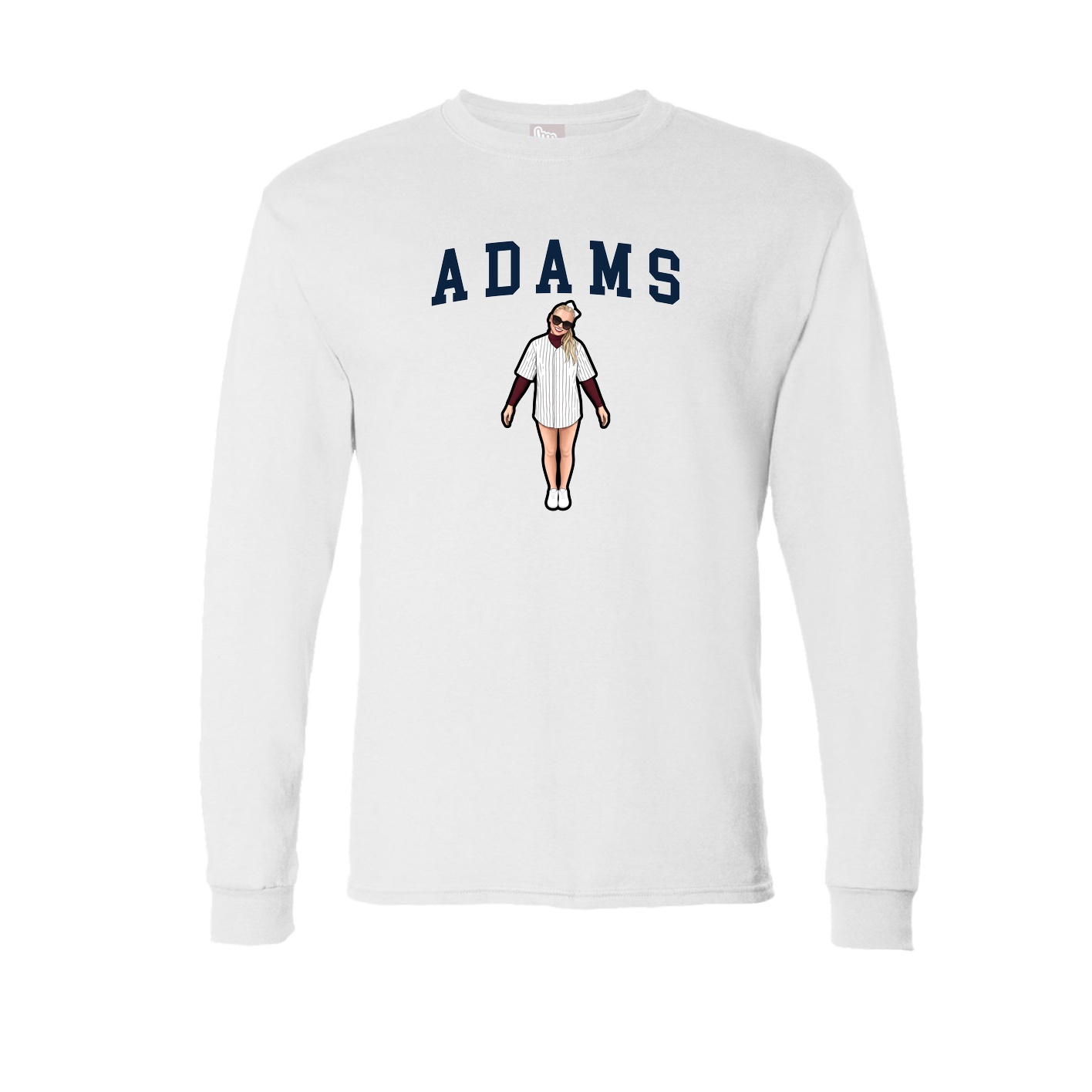 Long Sleeve Tee — Shirsey in White