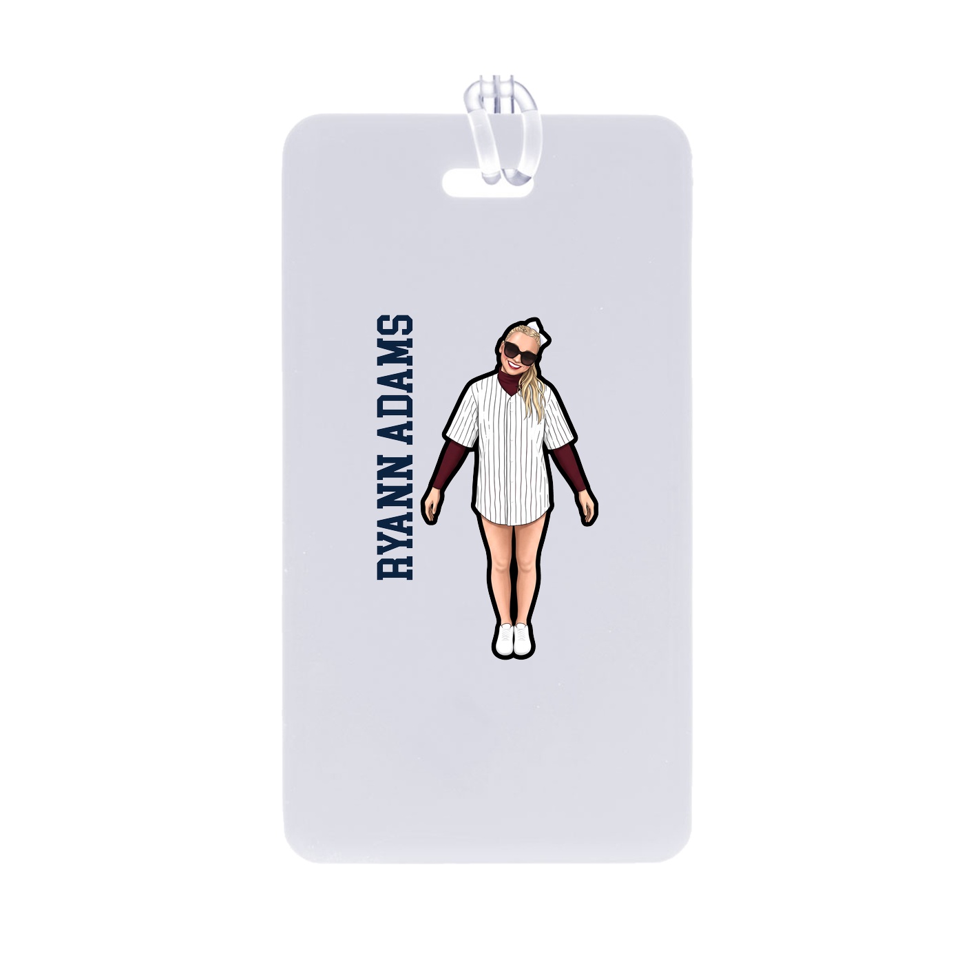 Bag Tag — Name Vertical in Classic