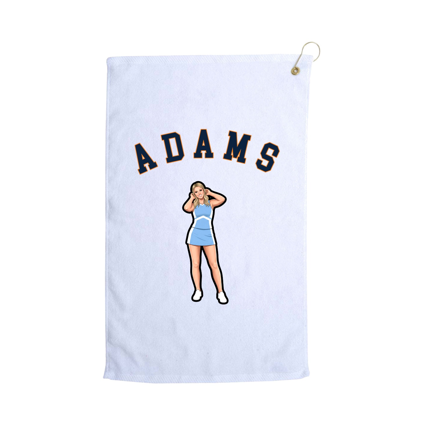 Golf Towel — Shirsey Arch in White