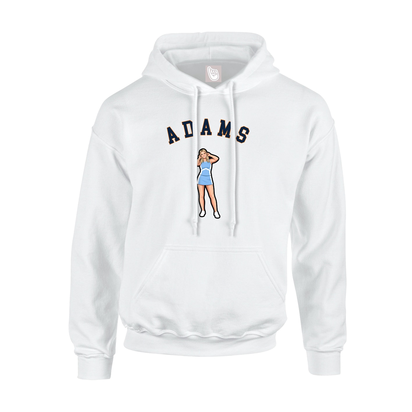 Hoodie — Shirsey Arch in White