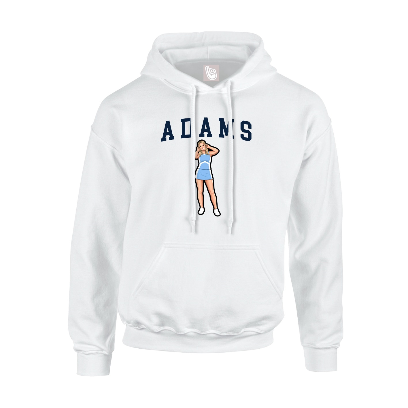 Youth Hoodie — Shirsey in White