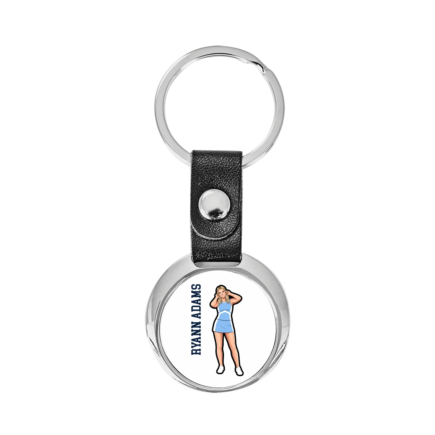 Key Chain — Name Vertical in Classic
