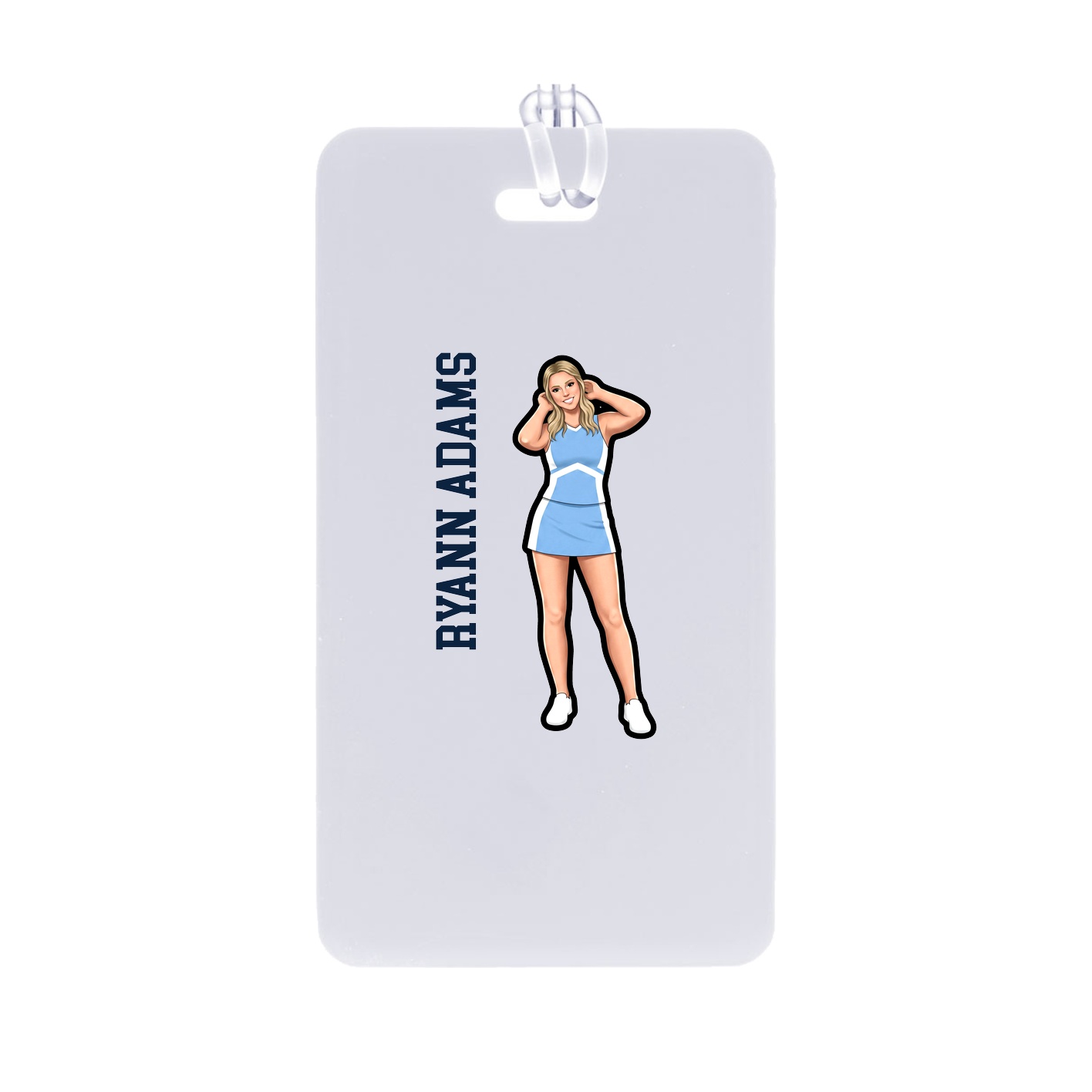 Bag Tag — Name Vertical in Classic