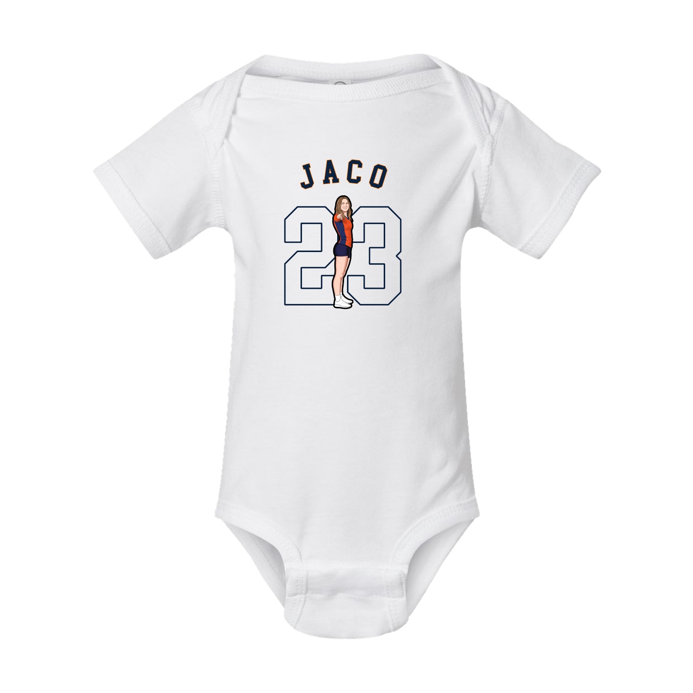 Baby Onesie — Shirsey Arch in White