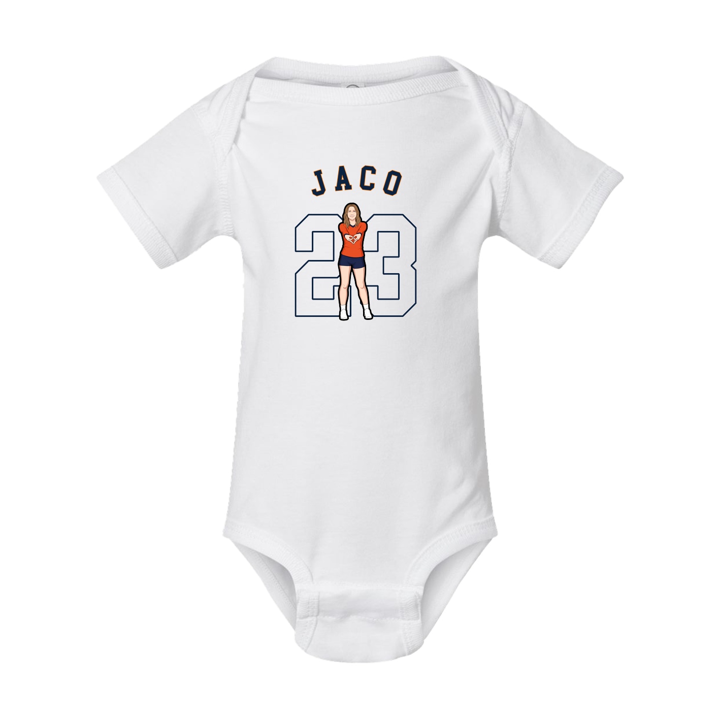 Baby Onesie — Shirsey Arch in White