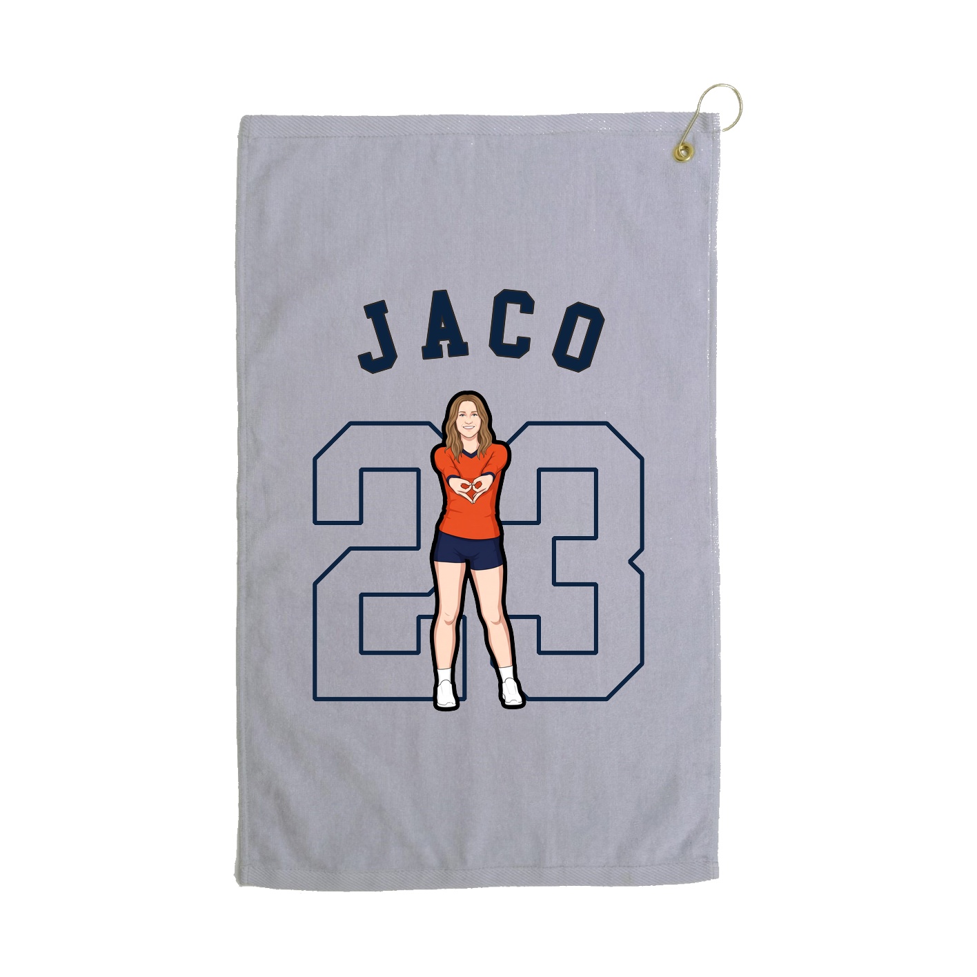 Golf Towel — Shirsey Arch in Grey