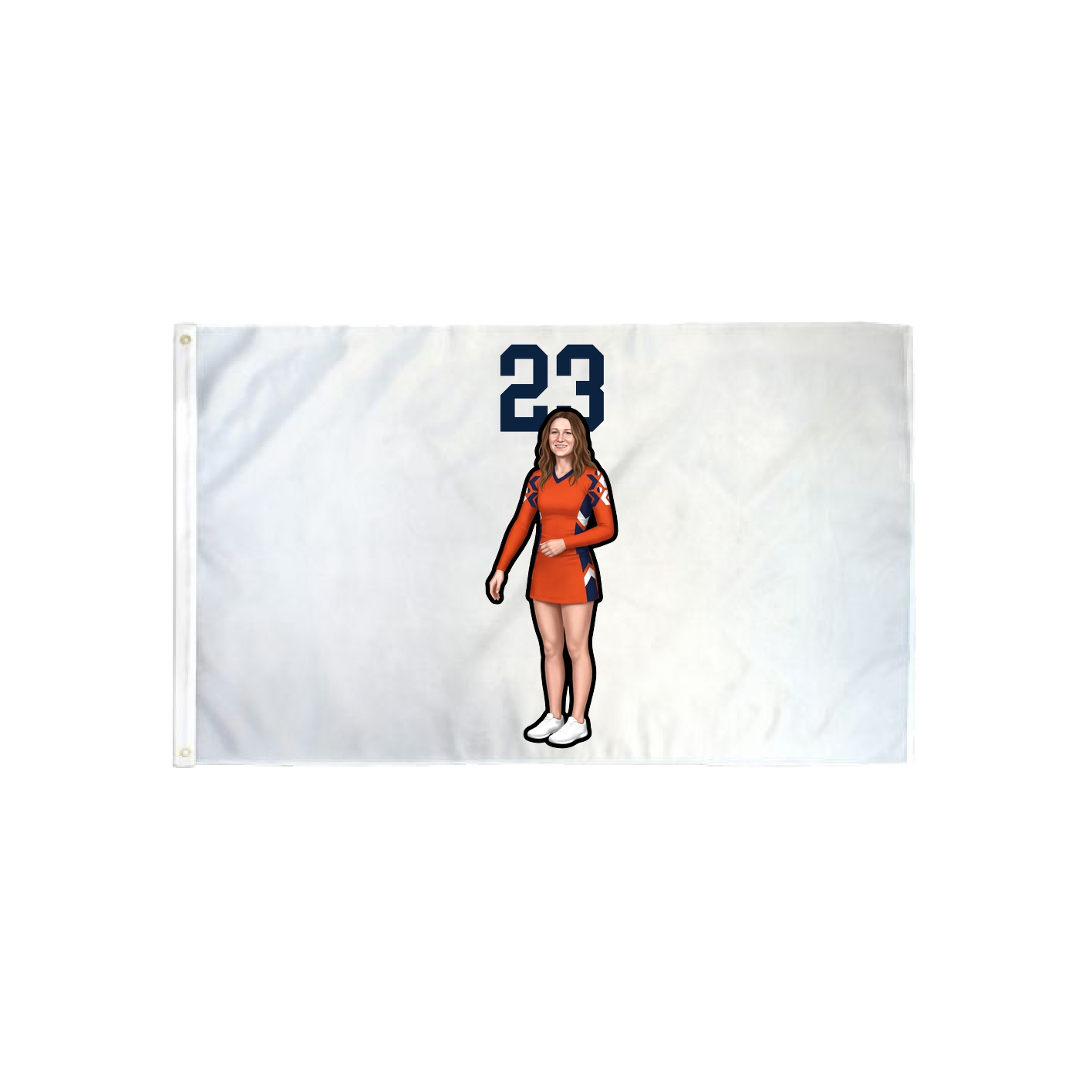 3x5 Flag — Number Top in Classic
