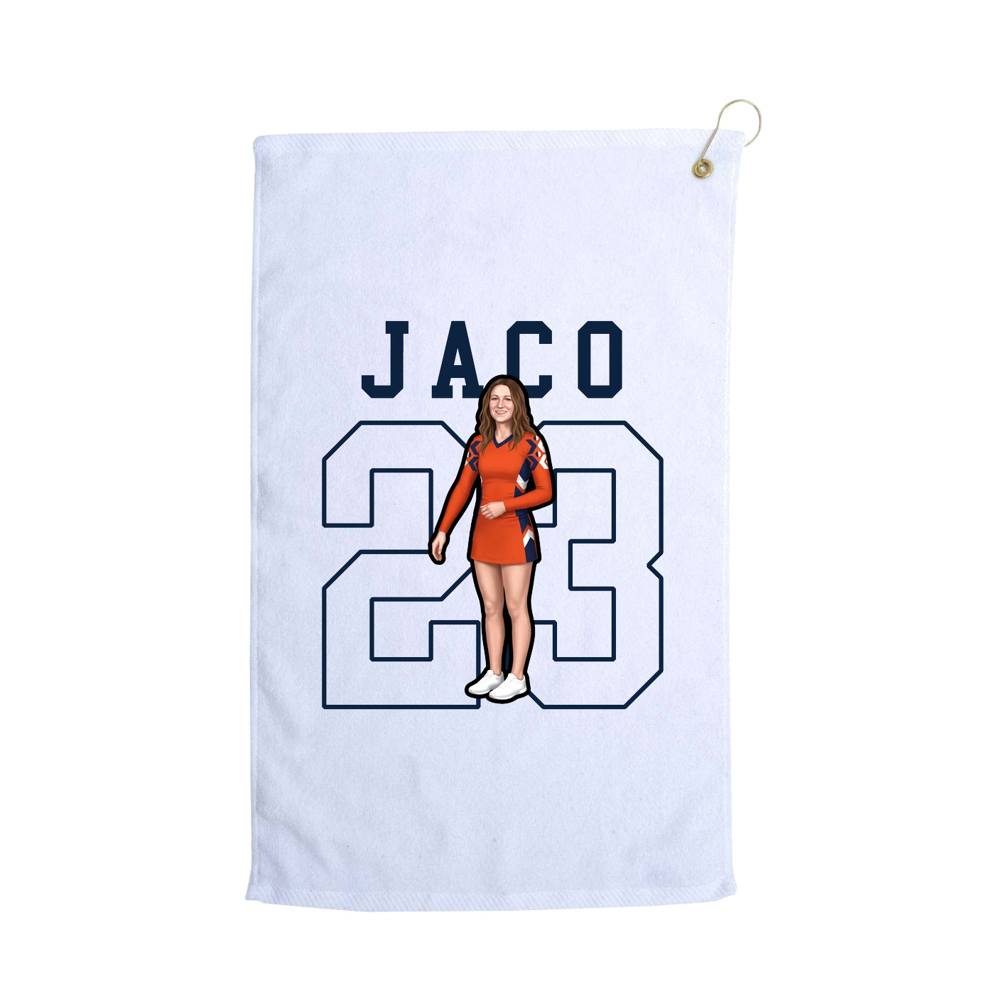 Golf Towel — Shirsey in White