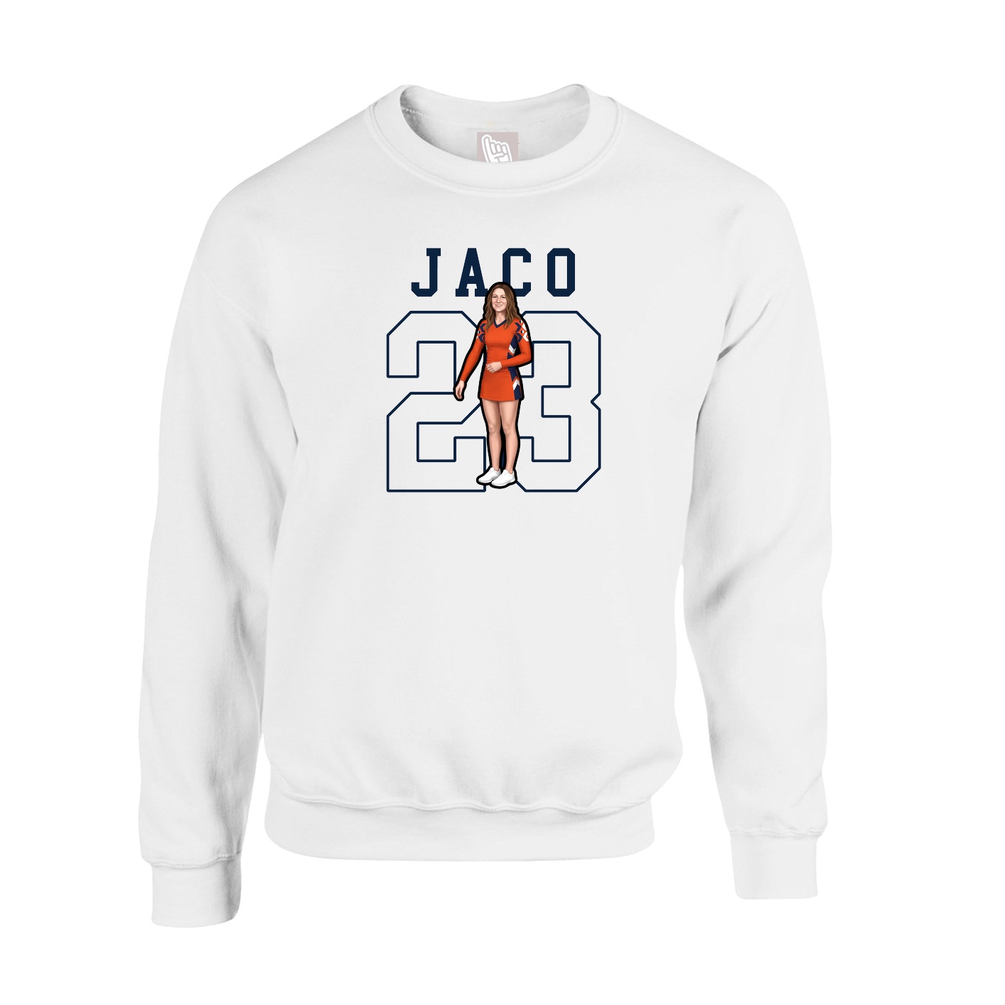 Fleece Crew — Shirsey in White