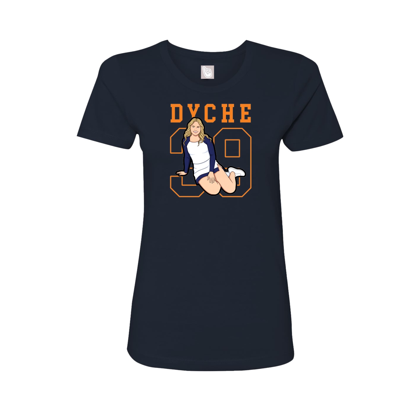 Fitted Women's Tee — Shirsey in Navy