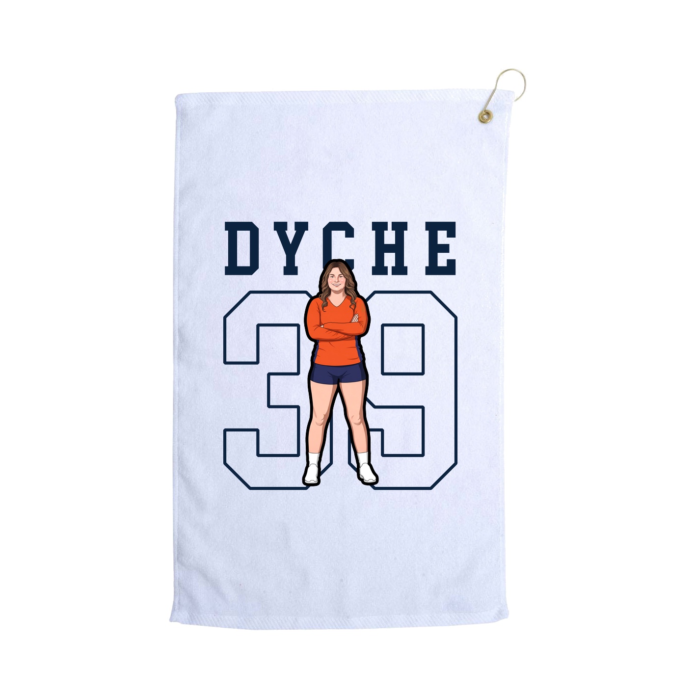 Golf Towel — Shirsey in White
