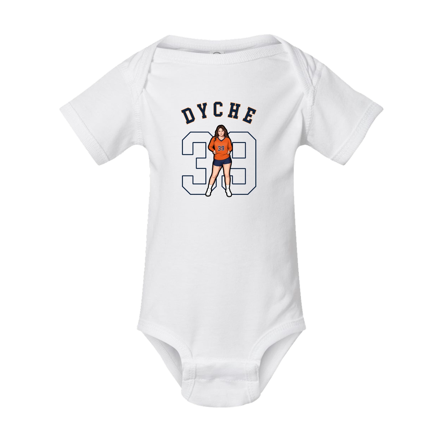 Baby Onesie — Shirsey Arch in White