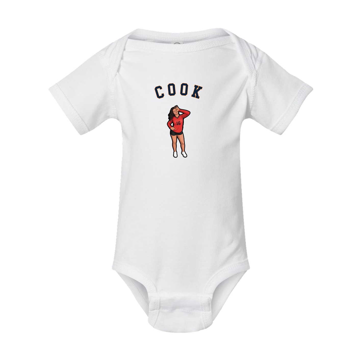 Baby Onesie — Shirsey Arch in White
