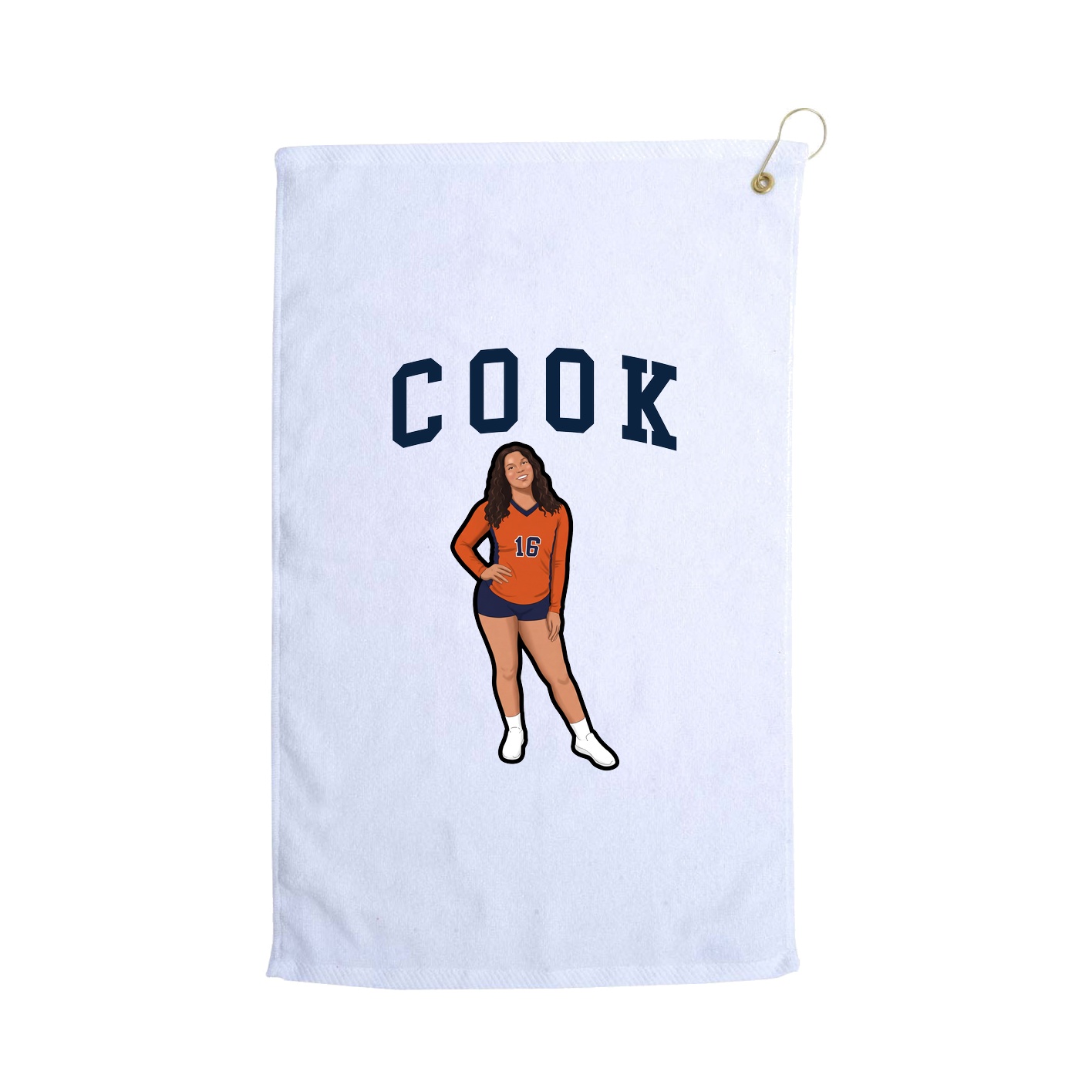 Golf Towel — Shirsey in White