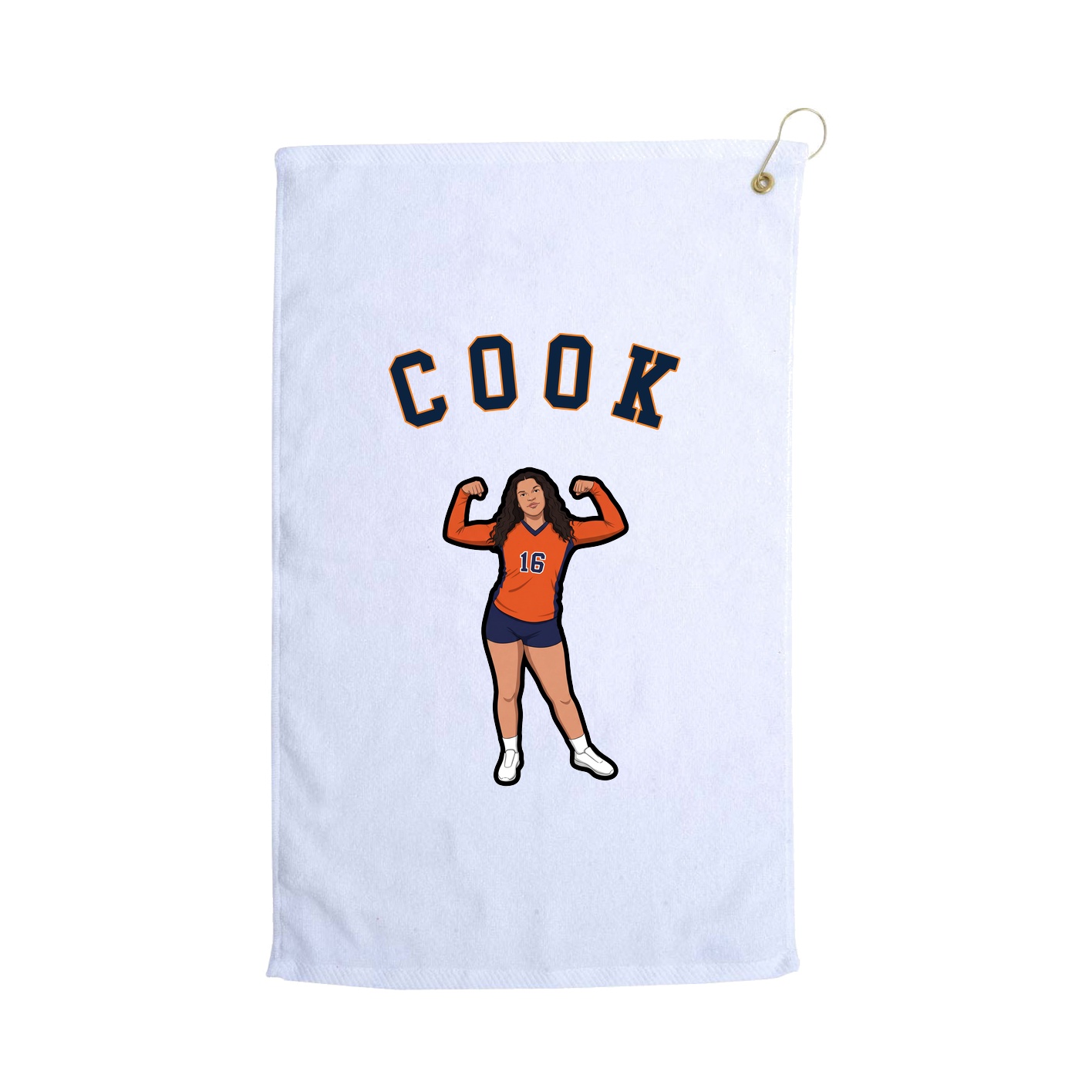 Golf Towel — Shirsey Arch in White