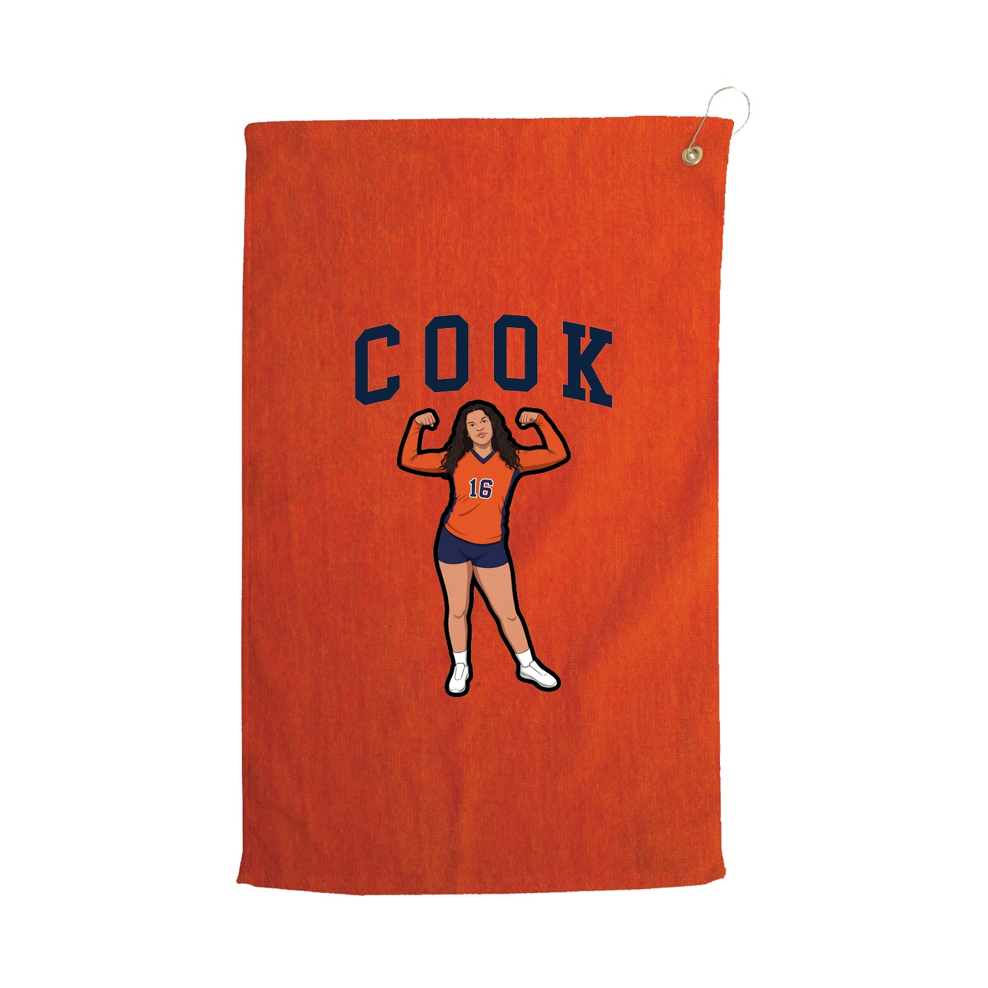 Golf Towel — Shirsey in Orange
