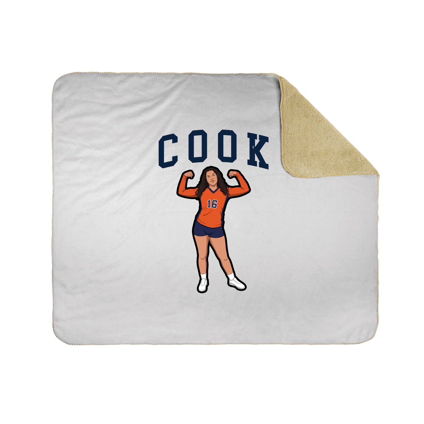 Throw Blanket — Shirsey in White