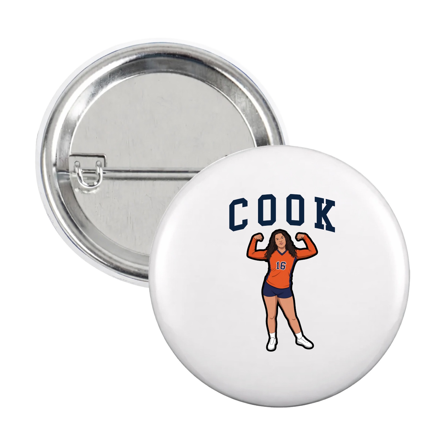 Game Day Button — Shirsey in White