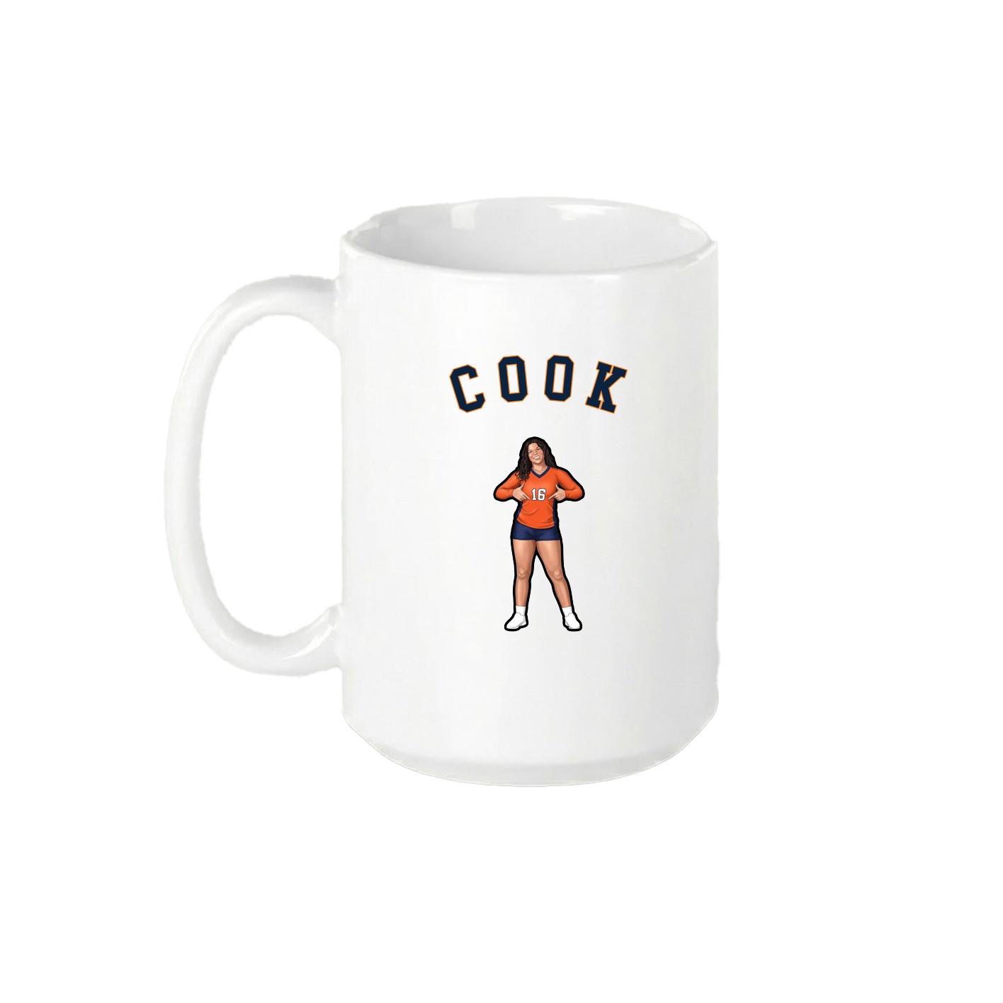 15oz Coffee Mug — Shirsey Arch in White