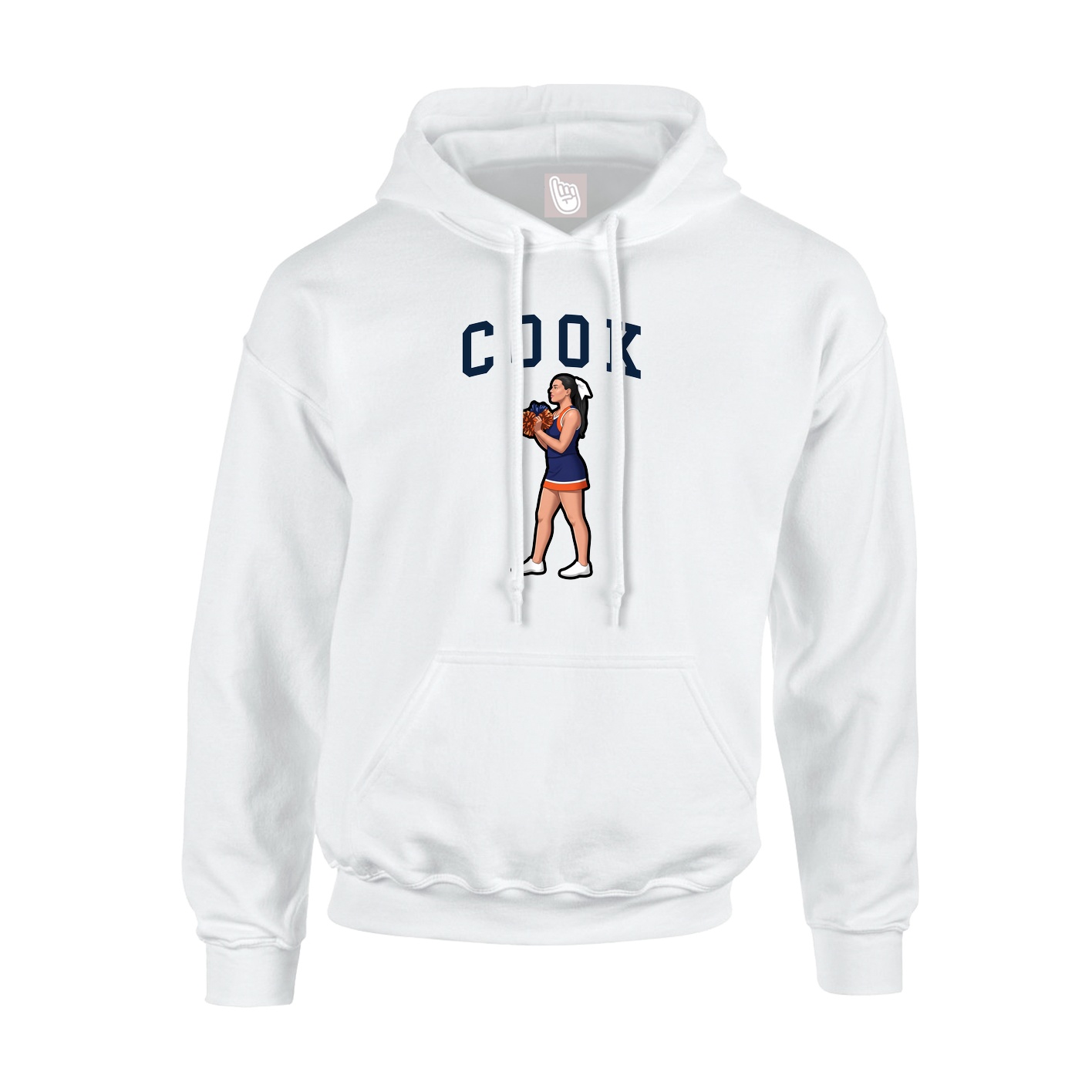 Hoodie — Shirsey in White