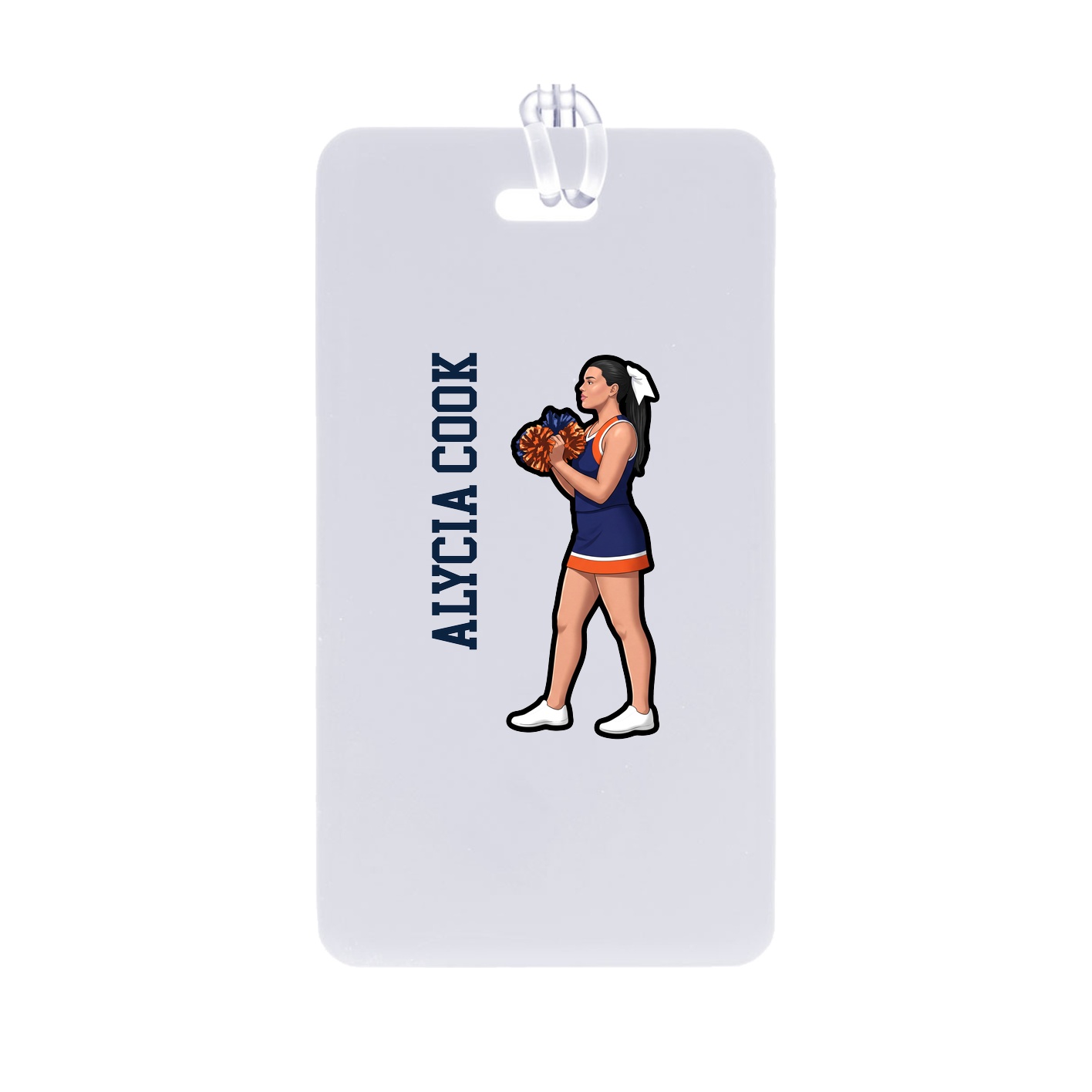 Bag Tag — Name Vertical in Classic