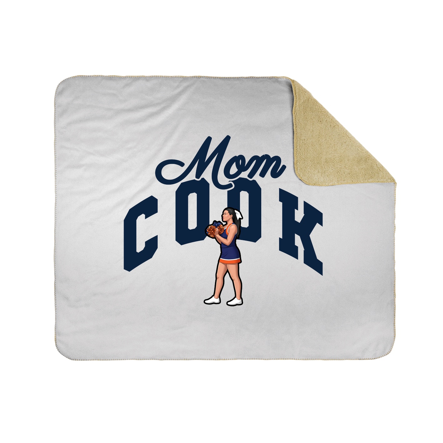 Throw Blanket — Mothers Day Arch in White
