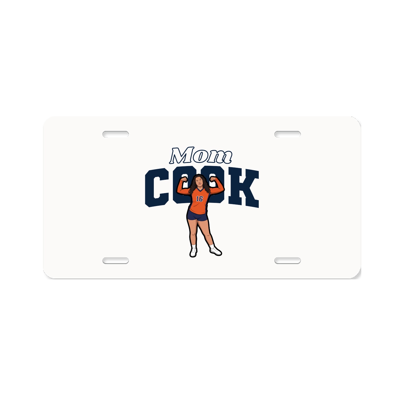License Plate — Mothers Day Block in Classic