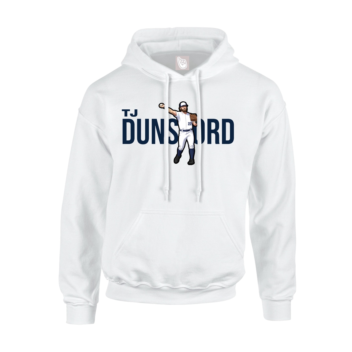 Hoodie — Player Name in White