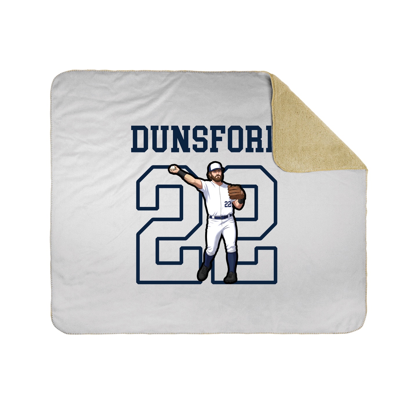 Throw Blanket — Shirsey in White