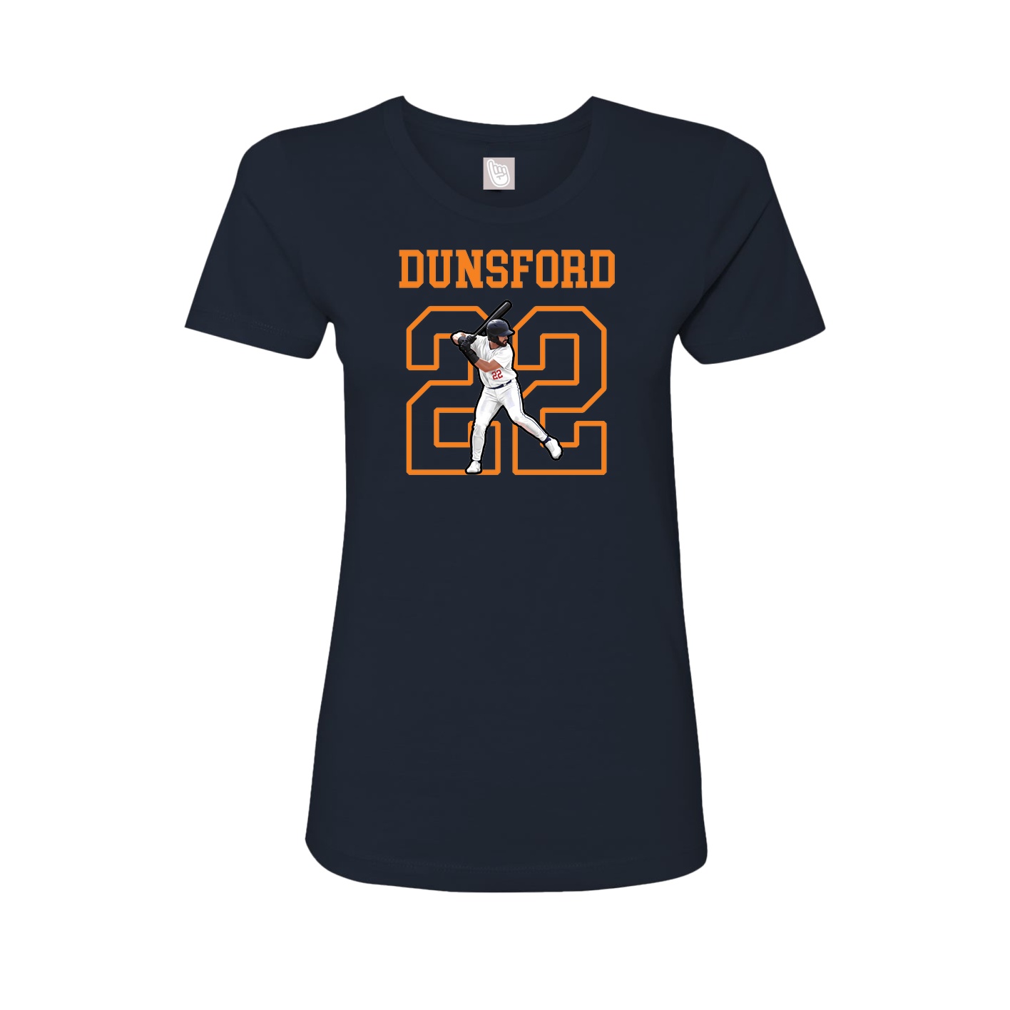 Fitted Women's Tee — Shirsey in Navy