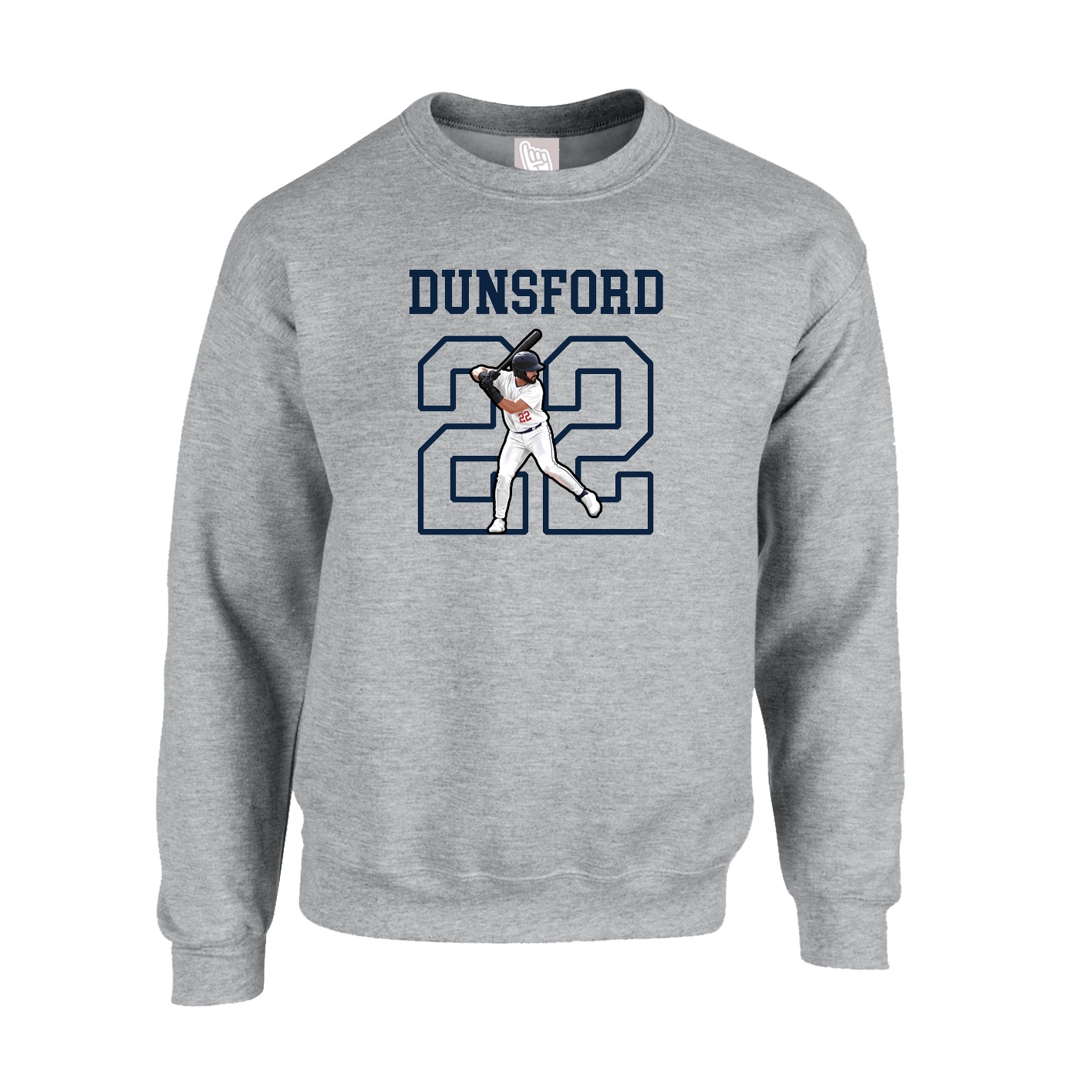 Fleece Crew — Shirsey in Grey
