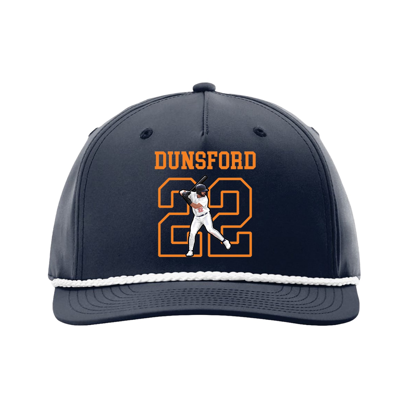 Five-Panel Classic Rope Cap — Shirsey in Navy