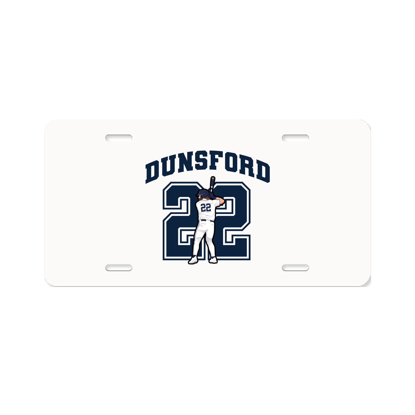 License Plate — Number in Classic
