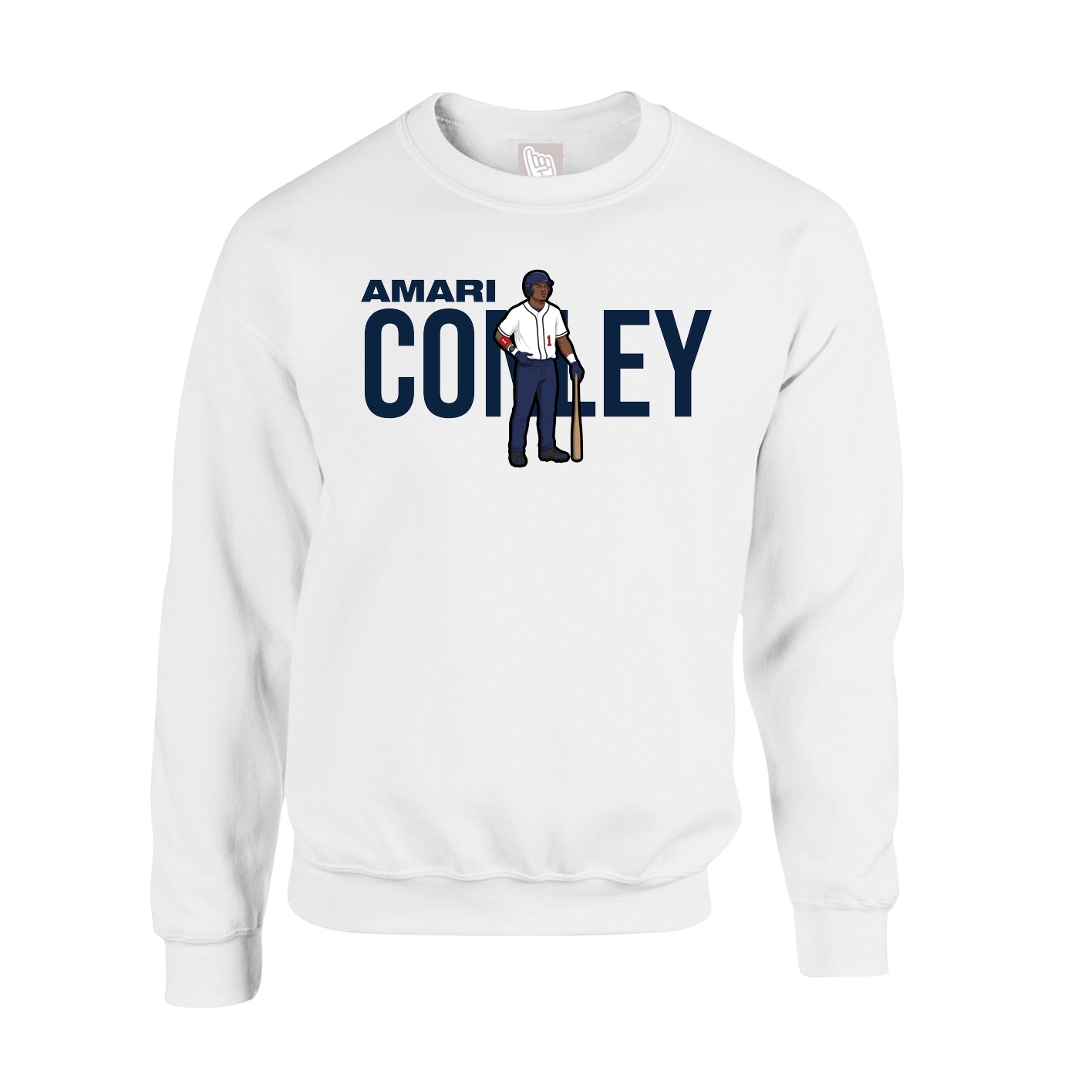Fleece Crew — Player Name in White