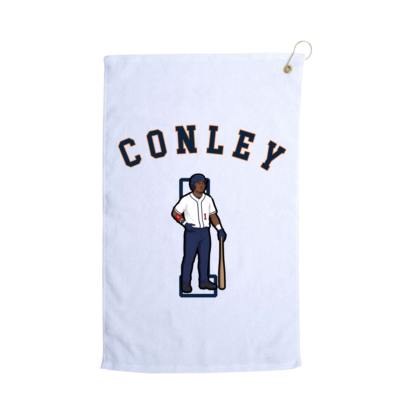 Golf Towel — Shirsey Arch in White
