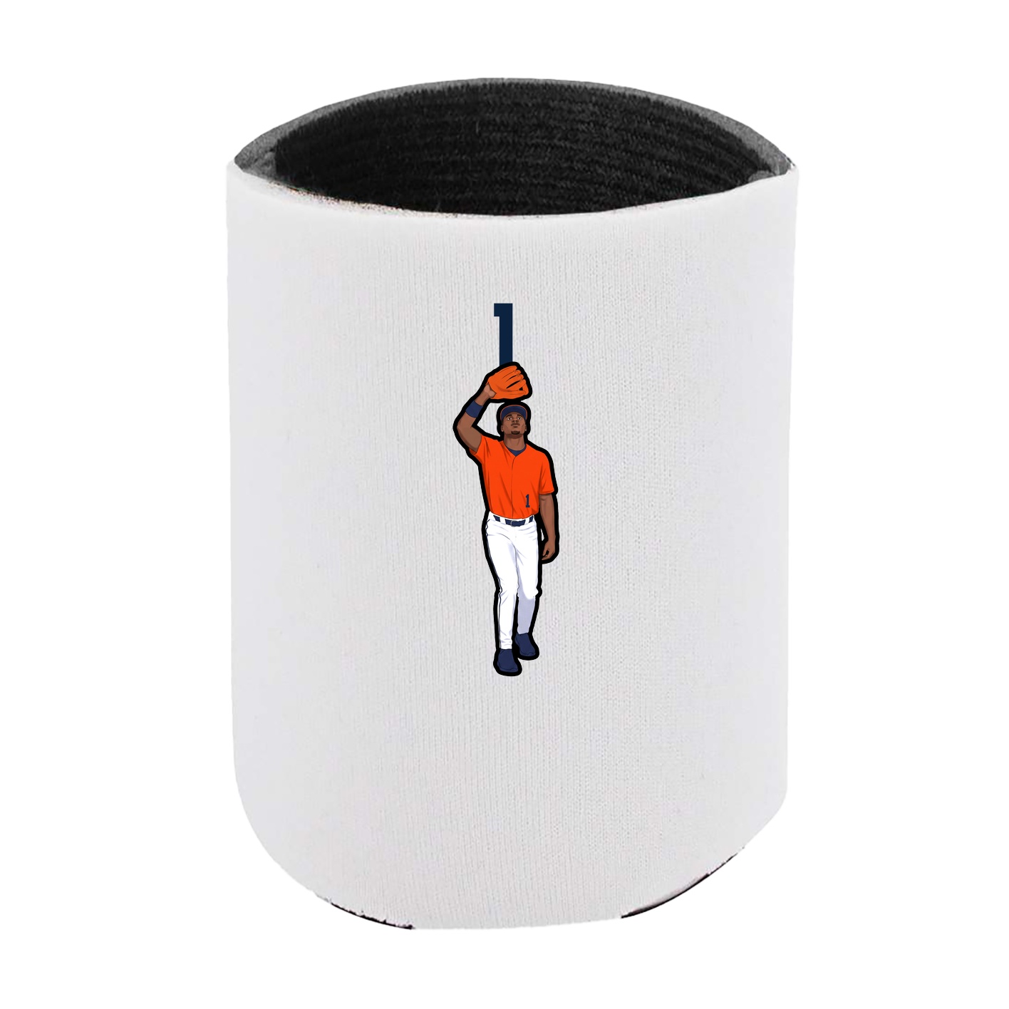 Can Holder — Number Top in White
