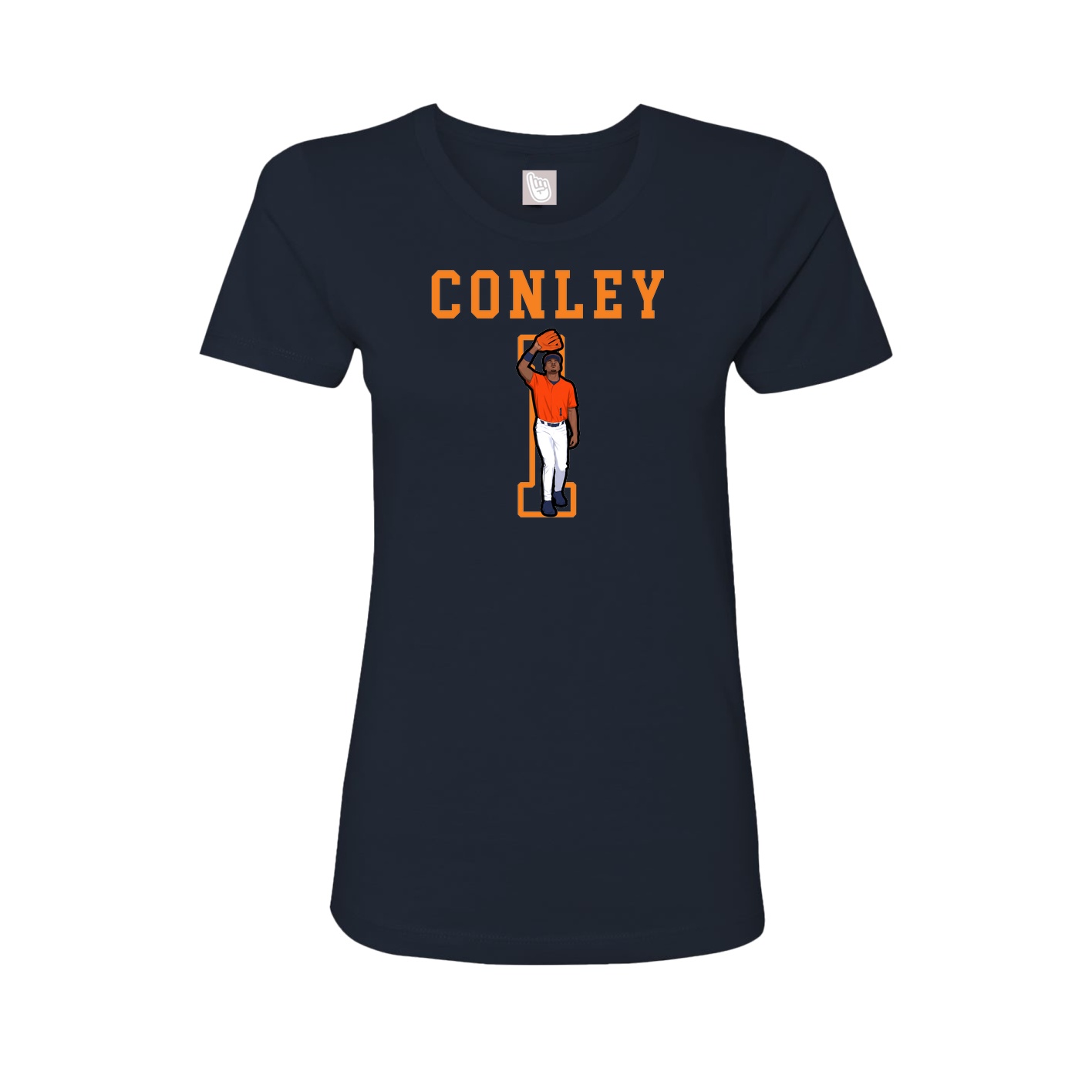 Fitted Women's Tee — Shirsey in Navy