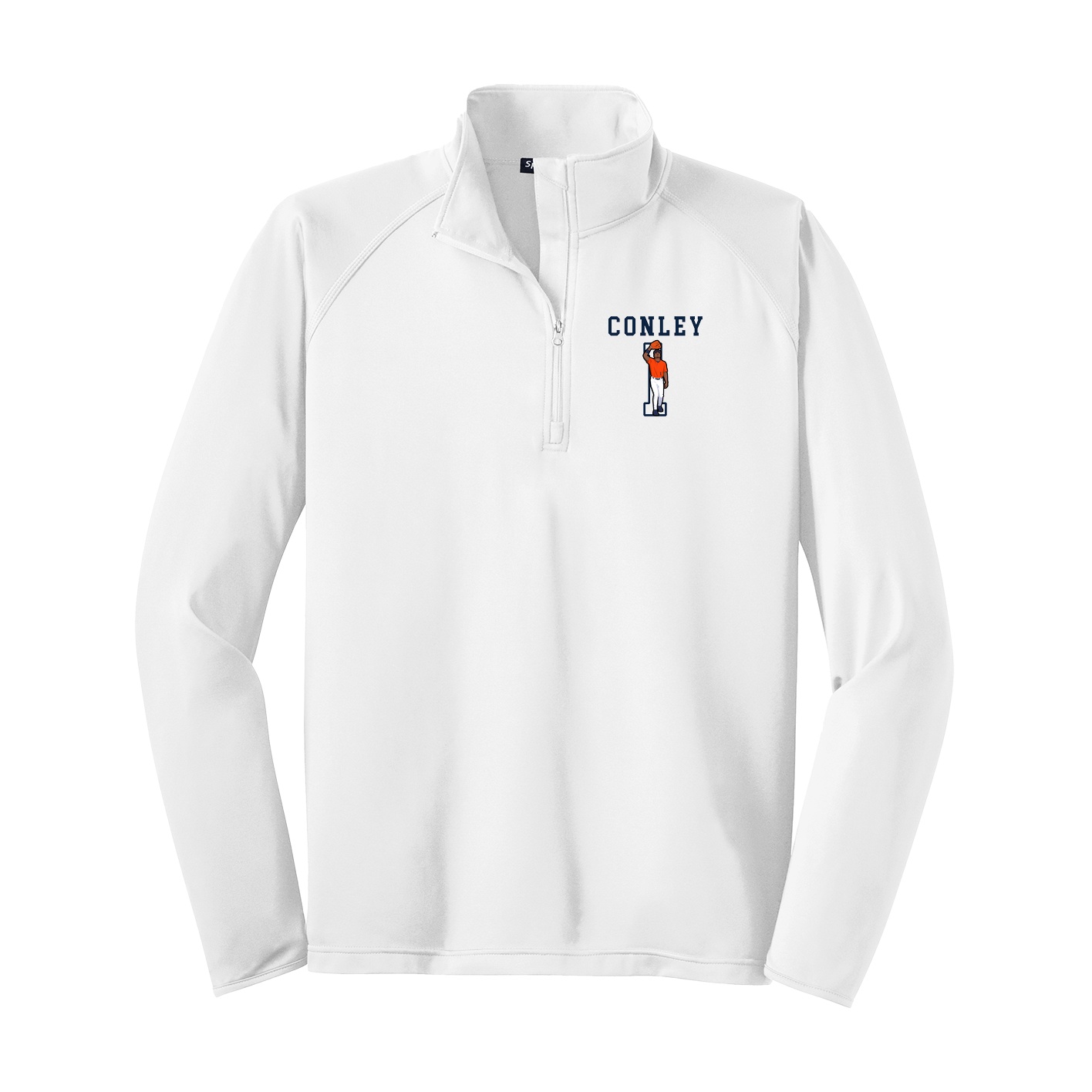 Q-Zip Pullover — Shirsey in White