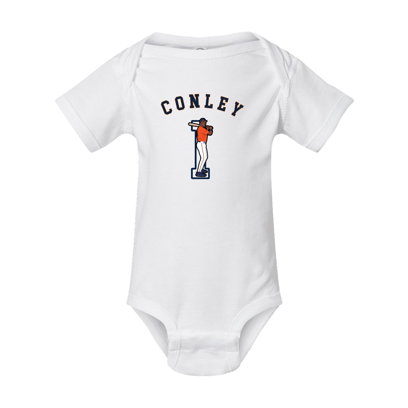 Baby Onesie — Shirsey Arch in White
