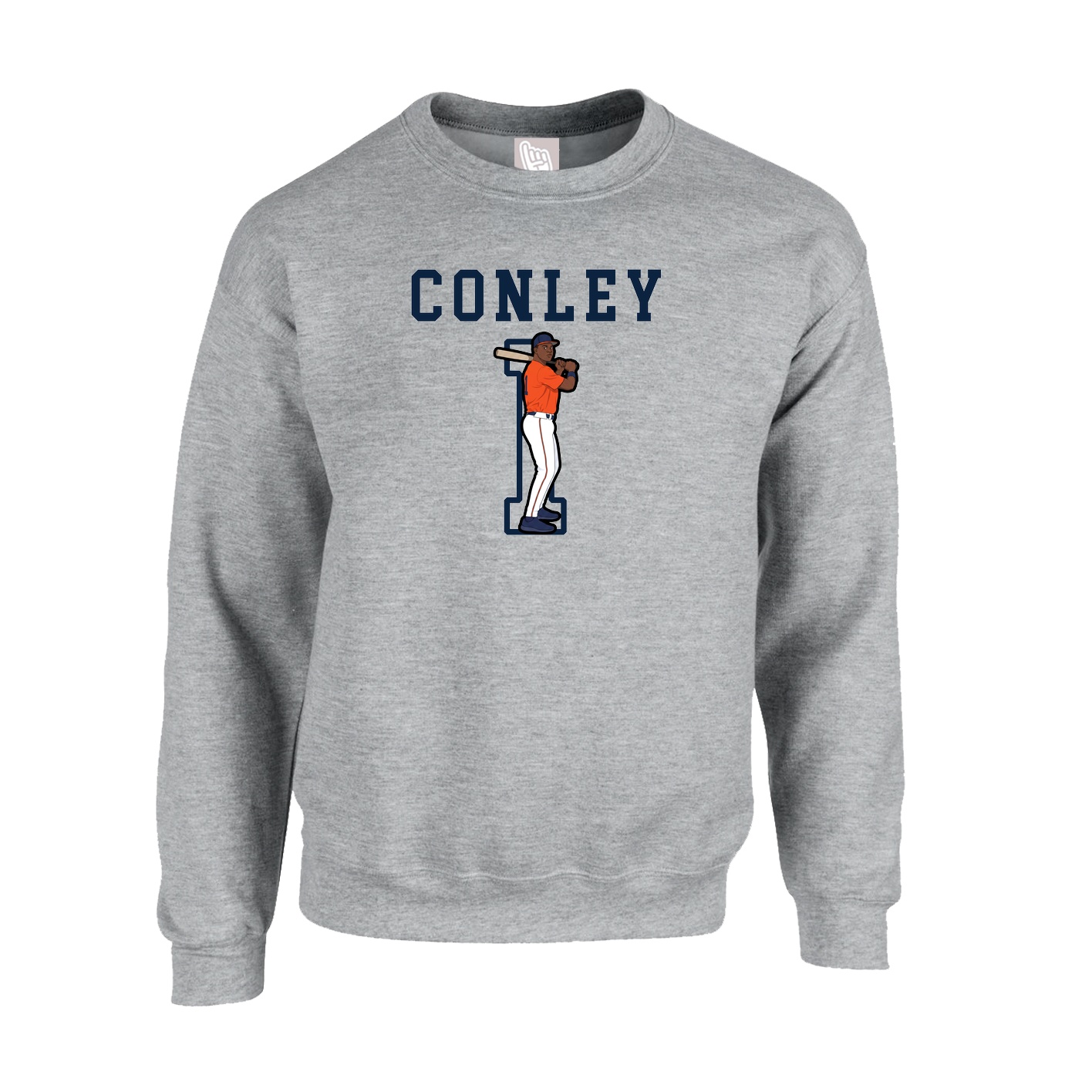 Fleece Crew — Shirsey in Grey