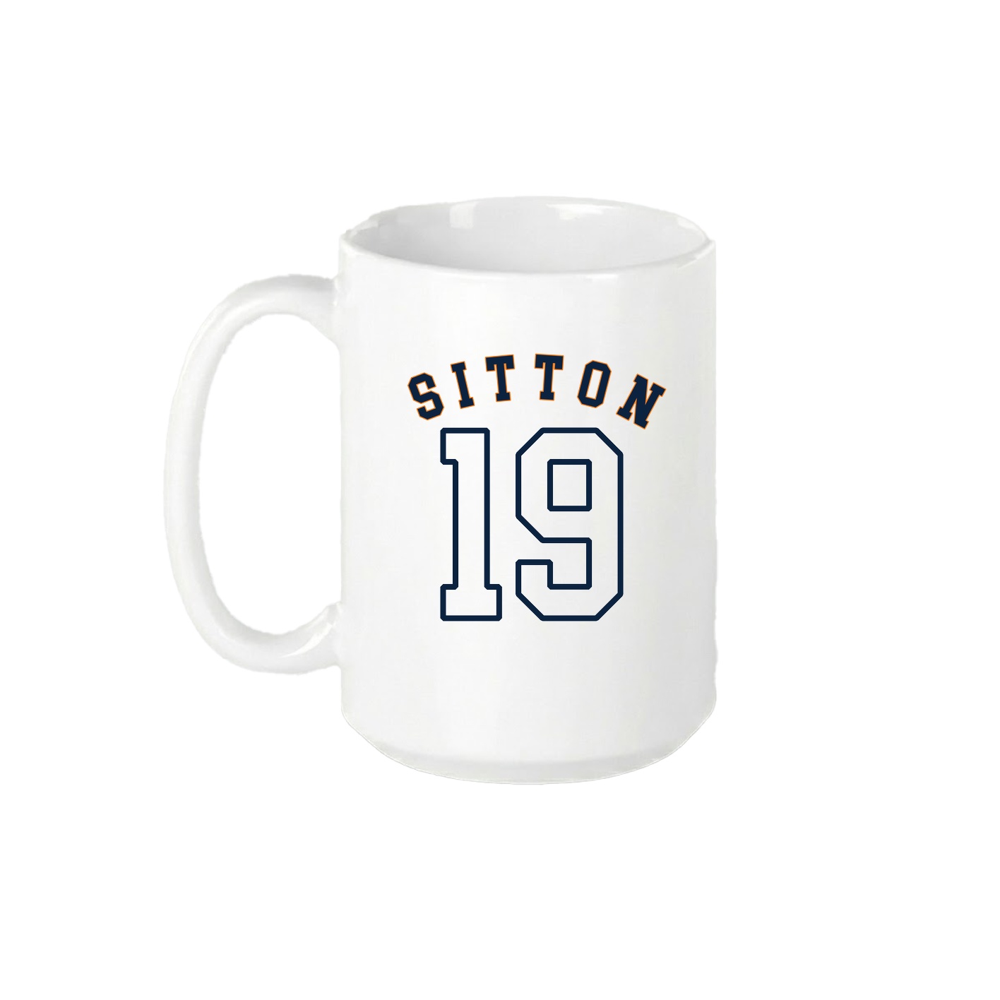 15oz Coffee Mug — Shirsey Arch in White