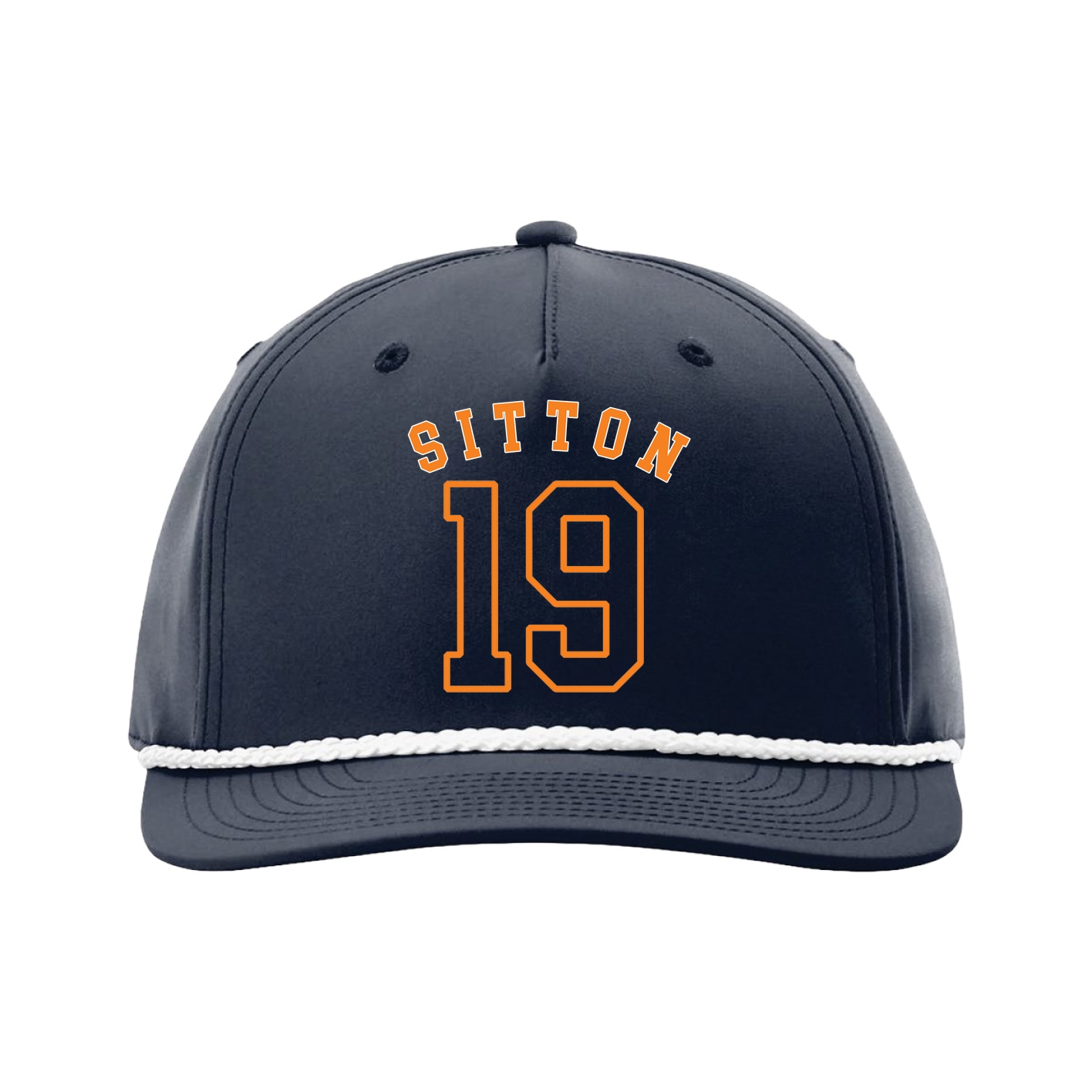 Five-Panel Classic Rope Cap — Shirsey Arch in Navy